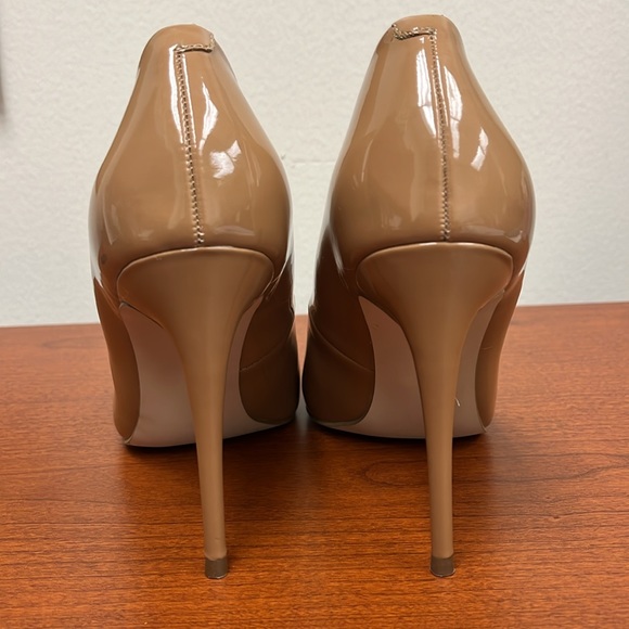 Steve Madden Camel Luiza Camel Patent Heels Size 8 - Picture 5 of 6